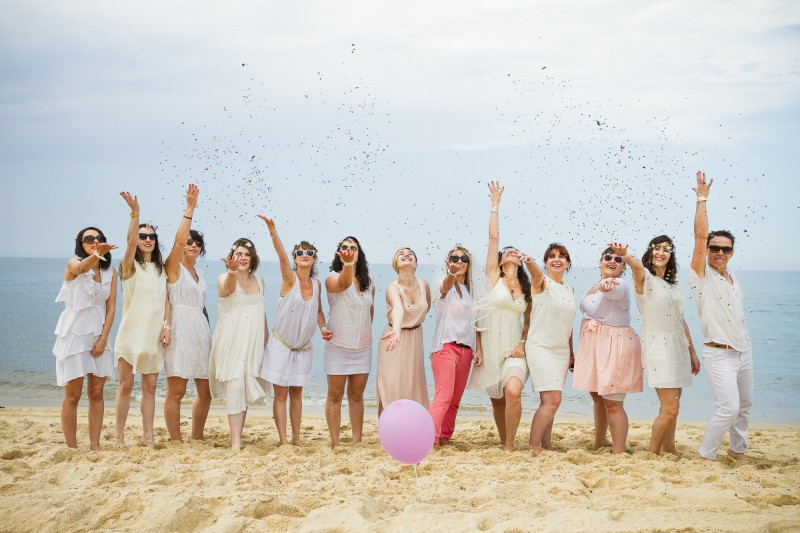 Photographe Mariage Bordeaux Sebastien Huruguen | Seance photo EVJF entre copines filles girls seance EVJF cap ferret dune du pyla gironde bordeaux aquitaine plage filles femmes enterrement vie de jeune fille