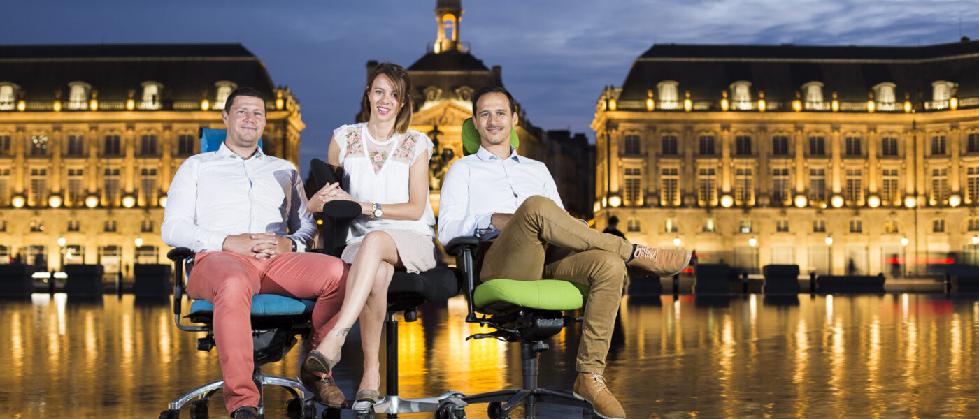 Sébastien Huruguen photographe à Bordeaux. Réalisation de portraits professionnels pour une entreprise de la métropole bordelaise.