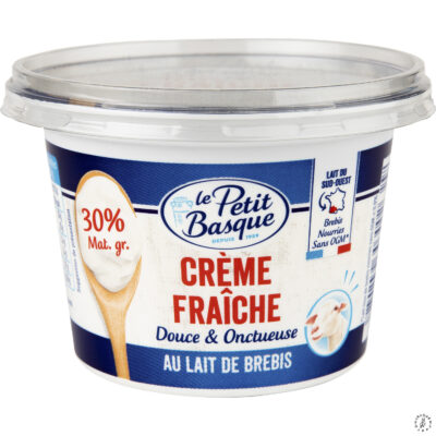 photo de produit crème fraiche au lait de brebis Le Petit Basque