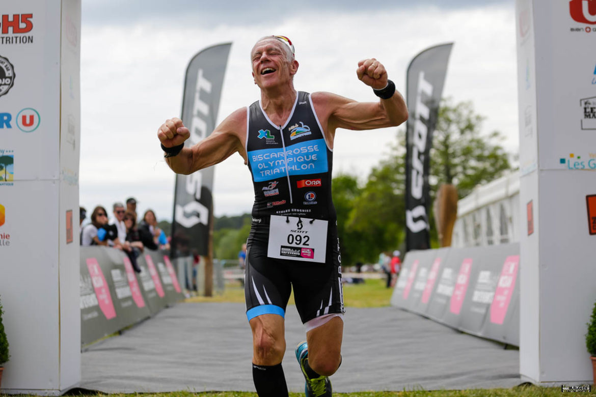 Pascal Greget (Biscarosse Olympique Triathlon) finisheur du Scott Half Triathlon - Lacanau Tri Events 2016 | Sébastien Huruguen www.huruguen.fr