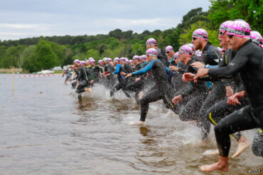 Départ natation sur la plage du Moutchic pour le Scott Half Triathlon - Lacanau Tri Events 2016 | Sébastien Huruguen www.huruguen.fr