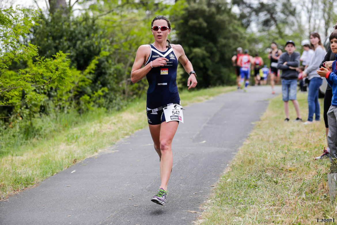 Manon Genet sur le semi marathon du Scott Half Triathlon - Lacanau Tri Events 2016 | Sébastien Huruguen www.huruguen.fr