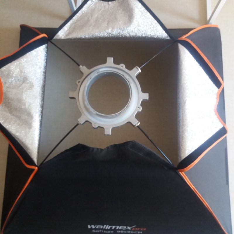 Walimex Blitzhalter Set - 4-fach System Mit Softbox 90x90cm