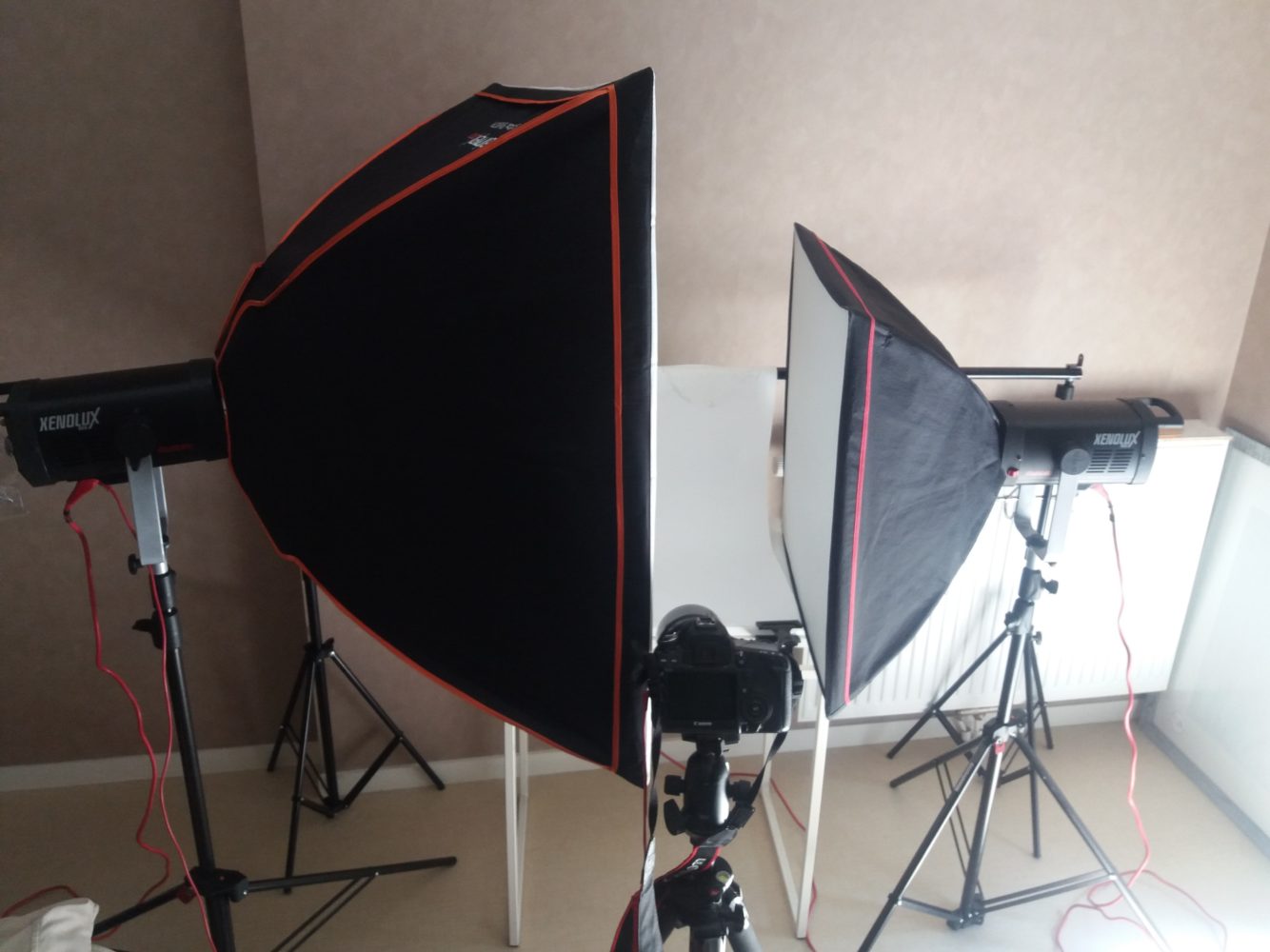 Softbox Octogonale Walimex Pro Orange Line 120 Cm – Boîte à Lumière Pour Elinchrom – Idéale Portrait