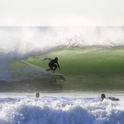 Surfer tube riding in Hossegor - Quik Pro France 2016 | Sebastien Huruguen www.huruguen.fr