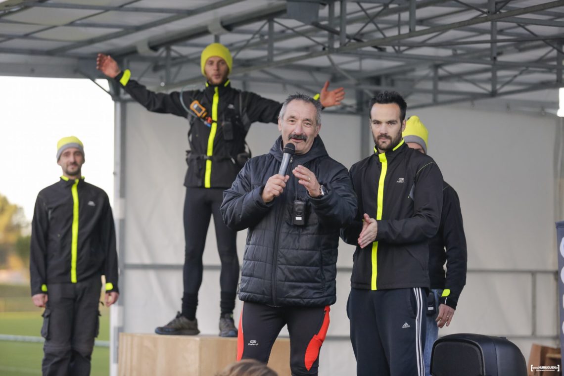 l'equipe organisatrice bénévole de l'amicale des pompiers de st jean d'illac trail en jalle 2015