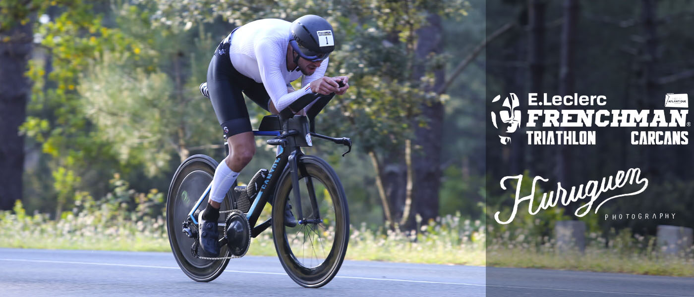 photos officielles du frenchman triathlon XXL 2023 à Carcans LUC GABISON sebastien huruguen photographe